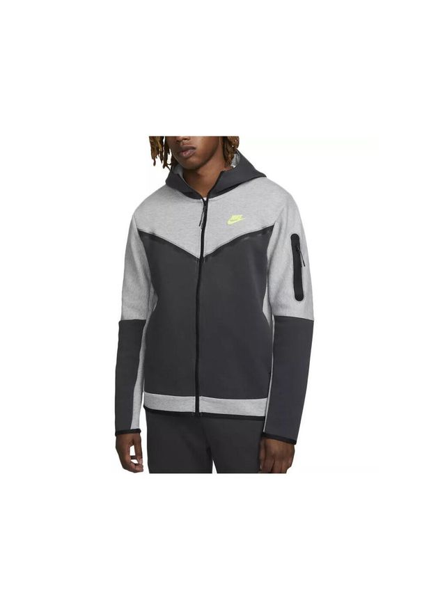 Nike - Bluza z Kapturem Sportswear Tech Fleece Rozmiar XL Szary - DV0537-063. Typ kołnierza: kaptur. Kolor: wielokolorowy, niebieski, szary
