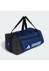Adidas - Torba Essentials 3-Stripes Duffel Small. Kolor: biały, wielokolorowy, niebieski. Materiał: materiał