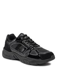 Calvin Klein Jeans Sneakersy Retro Tennis Low Mix Nbs Lum YM0YM00882 Czarny. Kolor: czarny