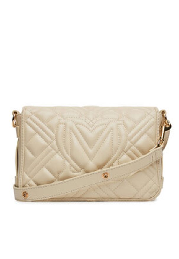 Love Moschino - LOVE MOSCHINO Torebka JC4210PP0MLA0110 Beżowy. Kolor: beżowy. Materiał: skórzane
