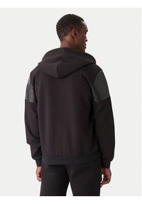 Karl Lagerfeld - KARL LAGERFELD Bluza 705037 554902 Czarny Regular Fit. Typ kołnierza: dekolt w karo. Kolor: czarny. Materiał: syntetyk #5