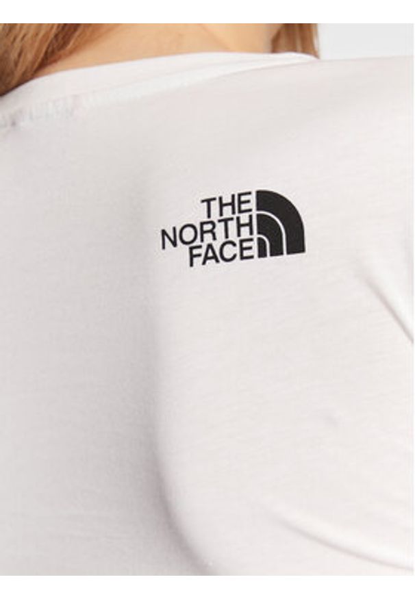 The North Face T-Shirt Simple Dome NF0A82EC Biały Regular Fit. Kolor: biały. Materiał: bawełna