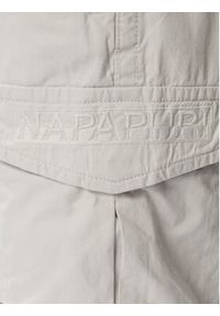 Napapijri Szorty materiałowe N-Deline NP0A4HOT Kremowy Regular Fit. Kolor: kremowy. Materiał: bawełna #2