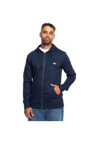 Quiksilver - Bluza na zamek BASIC ZIP Mężczyźni. Kolor: niebieski. Materiał: tkanina, poliester, bawełna