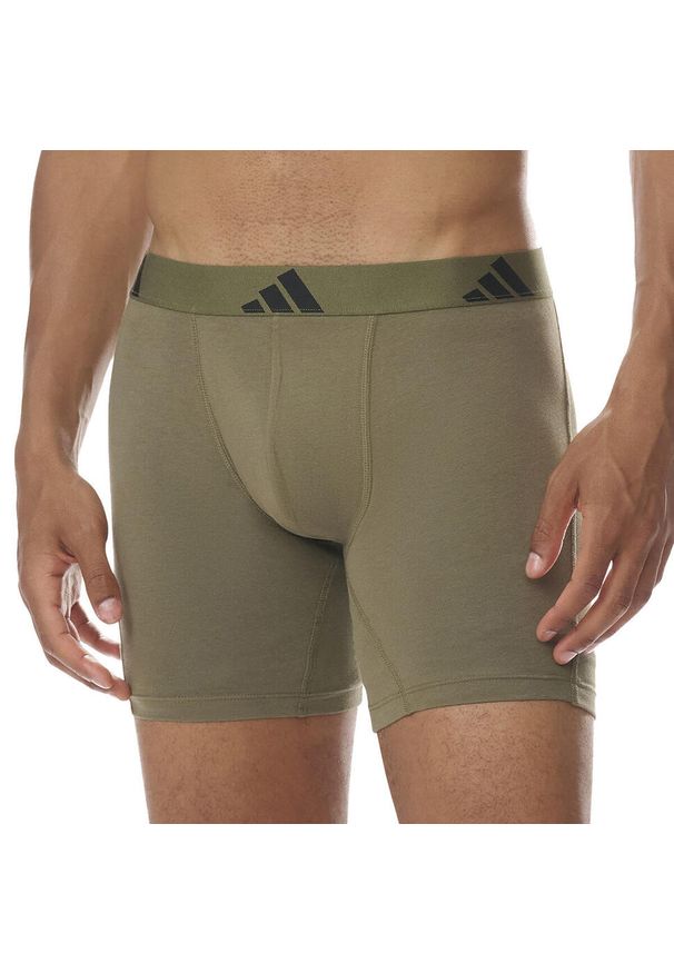 Adidas - Bokserki Active Flex Cotton 6 pak. Kolor: wielokolorowy. Materiał: bawełna, elastan