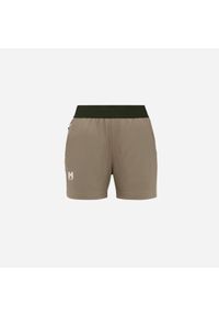 Spodenki turystyczne damskie Millet Wanaka Stretch Short III czarny. Kolor: beżowy. Sport: turystyka piesza