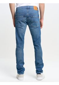 Big-Star - Spodnie jeans męskie dopasowane Martin 432. Okazja: na co dzień. Kolor: niebieski. Styl: casual, klasyczny #4