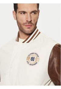 Guess Kurtka bomber M5RL19 WGU82 Biały Regular Fit. Kolor: biały. Materiał: syntetyk