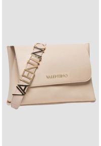 Valentino by Mario Valentino - VALENTINO Duża beżowa torebka Alexia. Kolor: beżowy. Styl: elegancki, casual, klasyczny #4
