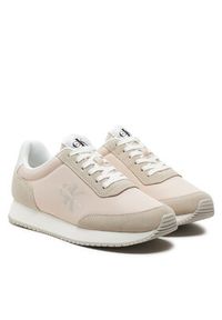 Calvin Klein Jeans Sneakersy Retro Runner Low Lace Ny Ml YW0YW01326 Różowy. Kolor: różowy #3