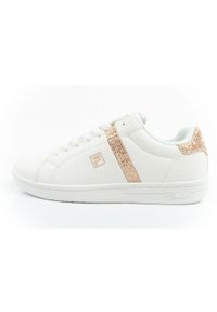Buty trampki sportowe sneakersy Fila Crosscourt 2. Kolor: biały, żółty, wielokolorowy