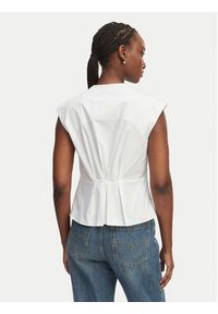 Marella Bluzka Bazar 2613161162 Biały Regular Fit. Kolor: biały. Materiał: bawełna #2