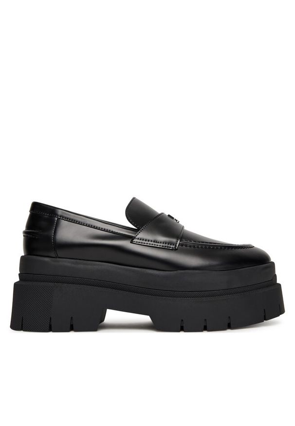 Hugo - Loafersy HUGO. Kolor: czarny