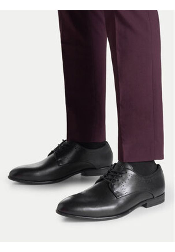 Lasocki Półbuty BOCA-22 MB Czarny. Kolor: czarny. Materiał: skóra