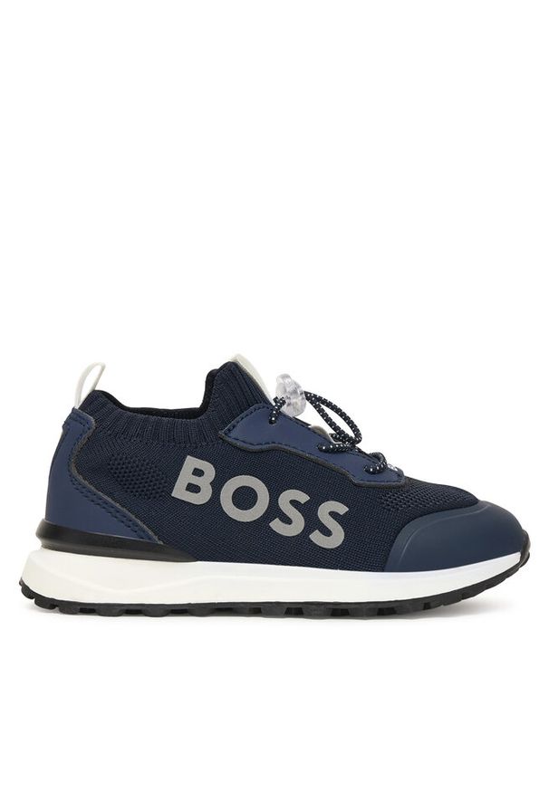 Sneakersy BOSS. Kolor: niebieski