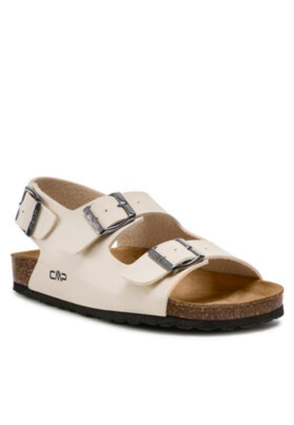 CMP Sandały Eco Keidha Wmn Sandal 3Q91026 Beżowy. Kolor: beżowy. Materiał: skóra