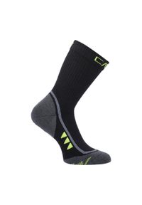 Skarpety CMP Trekking Sock SuperSoft 50 Mid. Kolor: żółty, wielokolorowy, zielony. Sport: turystyka piesza