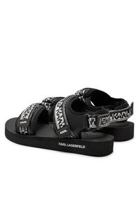 Karl Lagerfeld - KARL LAGERFELD Sandały KL70511 Czarny. Kolor: czarny. Materiał: materiał #5