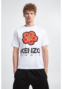 Kenzo - T-shirt męski KENZO. Materiał: bawełna. Wzór: nadruk #4