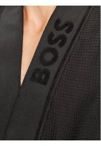 BOSS - Boss Szlafrok Waffle Kimono 50469787 Czarny. Kolor: czarny. Materiał: bawełna, wiskoza #3