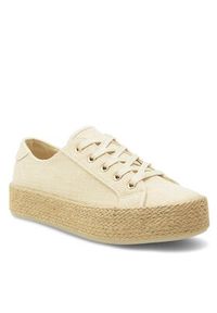 DeeZee Espadryle WSK1576-01 Beżowy. Kolor: beżowy. Materiał: materiał