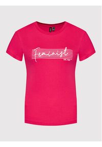 Vero Moda T-Shirt Feminist 10262918 Różowy Regular Fit. Kolor: różowy. Materiał: bawełna #4