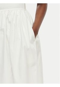 Tommy Jeans Sukienka letnia DW0DW22593 Kremowy Regular Fit. Kolor: kremowy. Materiał: bawełna. Sezon: lato #5