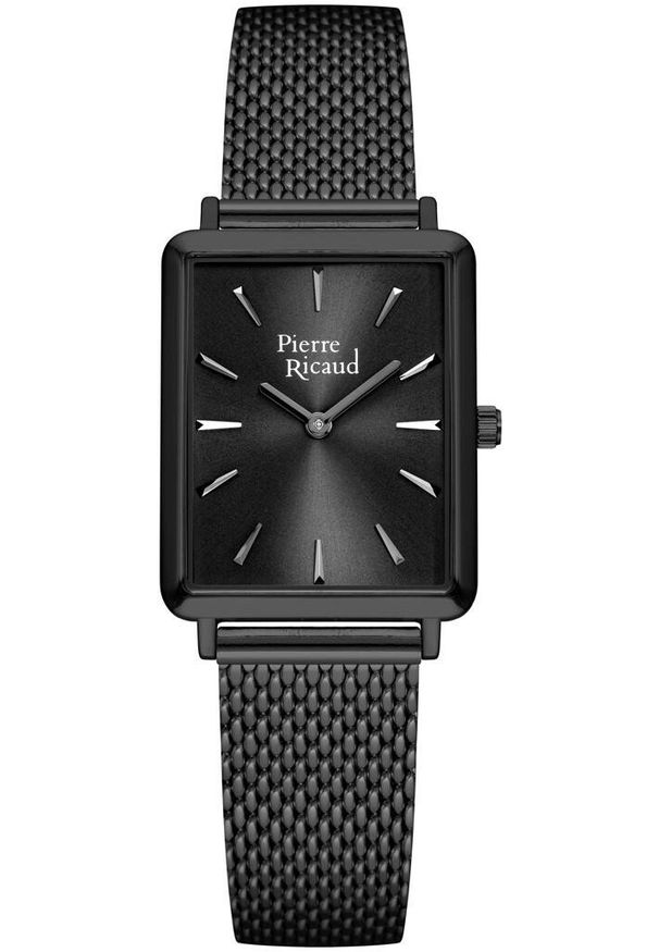 Zegarek damski Pierre Ricaud P22111.B114Q czarny. Kolor: czarny