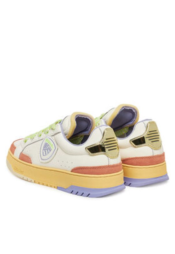 Blauer Sneakersy S5ADEL02/LEA Biały. Kolor: biały. Materiał: skóra