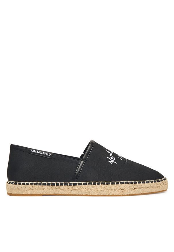 Karl Lagerfeld - Espadryle KARL LAGERFELD. Kolor: czarny
