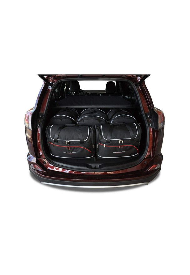 KJUST - Torby Do Bagażnika Toyota Rav4 2013-2018 5Szt Kjust. Kolor: czarny. Styl: sportowy