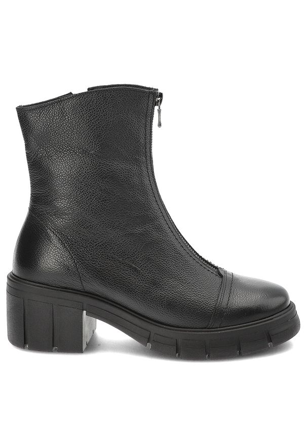 Czarne Botki Armodo Modne Buty Damskie Zapinane Na Zamek. Zapięcie: zamek. Kolor: czarny. Materiał: materiał. Wzór: kolorowy. Obcas: na obcasie. Styl: elegancki, klasyczny. Wysokość obcasa: średni