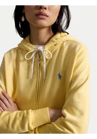 Polo Ralph Lauren Bluza 211971693502 Żółty jasny Relaxed Fit. Typ kołnierza: polo. Kolor: żółty. Materiał: bawełna #3