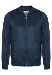 Jack & Jones - KURTKA JACK & JONES JORHOWARD BOMBER JACKET ECLIPSE 12117822. Materiał: materiał. Wzór: gładki