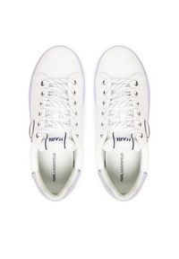 Karl Lagerfeld - KARL LAGERFELD Sneakersy KL62530N Biały. Kolor: biały. Materiał: skóra #4