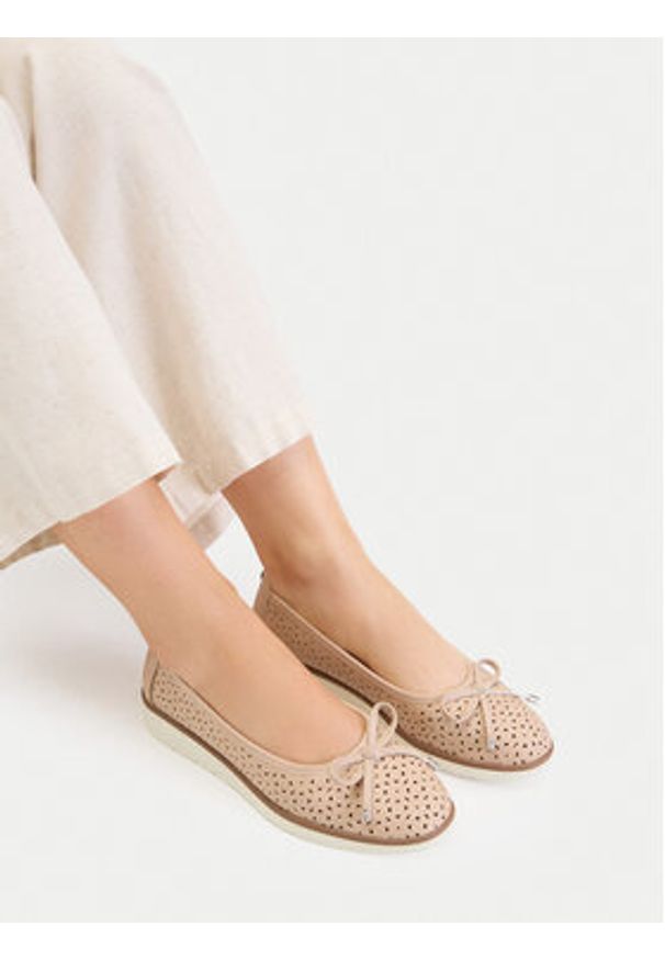 Go Soft Baleriny CEO-WYL3650-2 Różowy. Kolor: różowy. Materiał: materiał