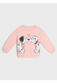 Sinsay - Bluza crewneck z nadrukiem 101 Dalmatians - różowy. Kolor: różowy. Wzór: nadruk #1
