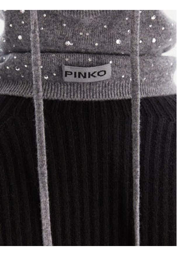 Pinko - PINKO Balaklawa 106005 A2YY I12 Szary. Kolor: szary. Materiał: wełna