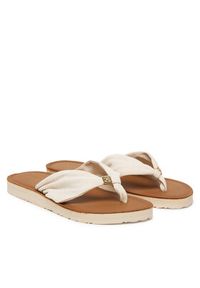TOMMY HILFIGER - Tommy Hilfiger Japonki Th Ltr Footbed Summer Sandal FW0FW09194 Écru. Materiał: materiał #3