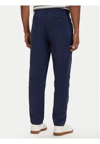 Polo Ralph Lauren Spodnie materiałowe 710940611001 Granatowy Tapered Fit. Kolor: niebieski. Materiał: len #3