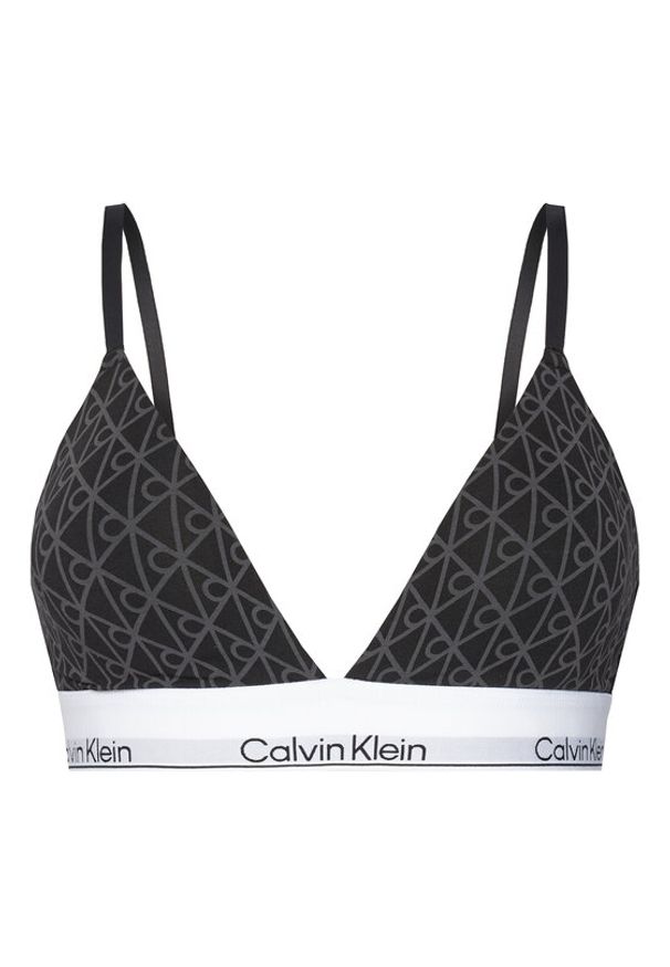 Calvin Klein Underwear Biustonosz braletka LV00QF8498 Czarny. Kolor: czarny. Materiał: bawełna