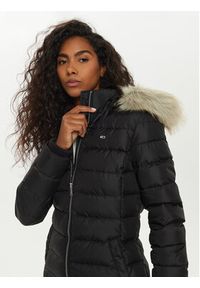 Tommy Jeans Kurtka puchowa Essential DW0DW18864 Czarny Slim Fit. Kolor: czarny. Materiał: syntetyk #7