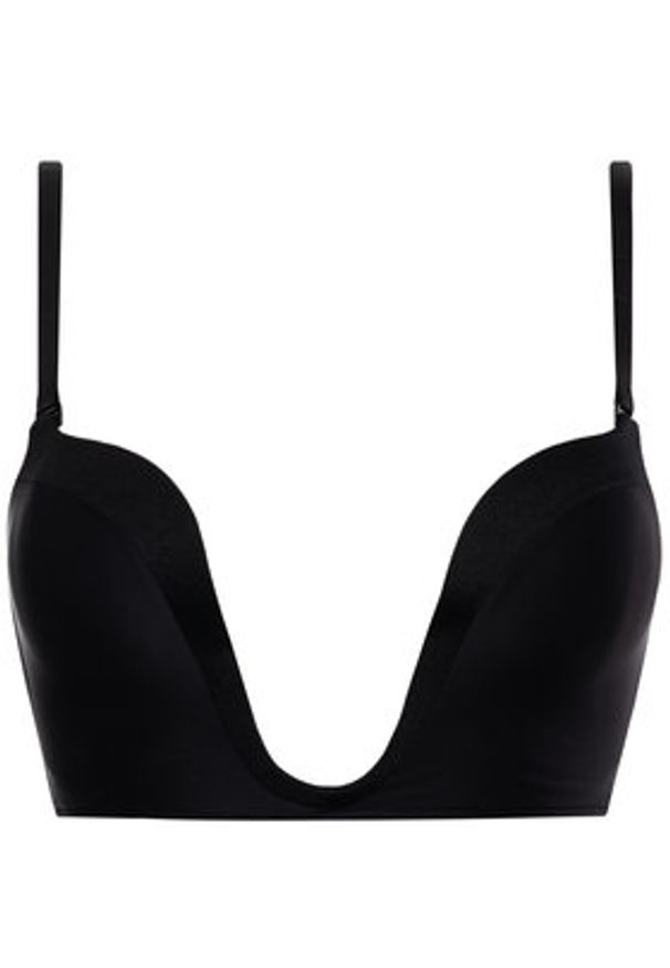 Wonderbra Biustonosz push-up WB0000J5 Czarny. Kolor: czarny. Materiał: syntetyk. Rodzaj stanika: push-up
