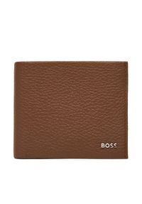 BOSS Duży Portfel Męski 50529496 Brązowy. Kolor: brązowy. Materiał: skóra