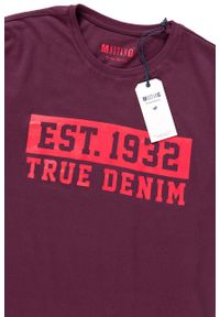 Mustang - MUSTANG T SHIRT Alex C Print WINETASTING 1008654 8355. Wzór: nadruk #2