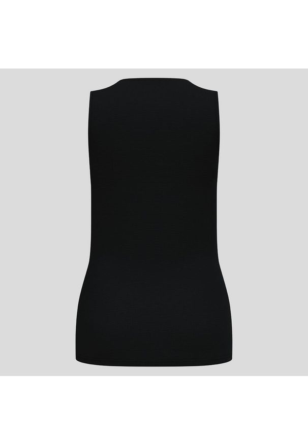 Koszulka sportowa damska Odlo BL TOP v-neck singlet ACTIVE F-DRY LIGHT. Kolor: czarny, szary, wielokolorowy