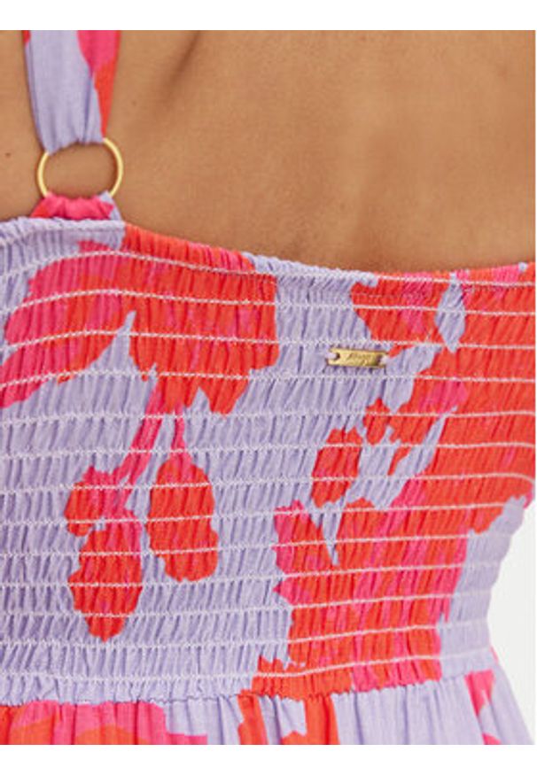 Maaji Sukienka letnia Lamary PT3024CLD001 Fioletowy Regular Fit. Kolor: fioletowy. Materiał: wiskoza. Sezon: lato