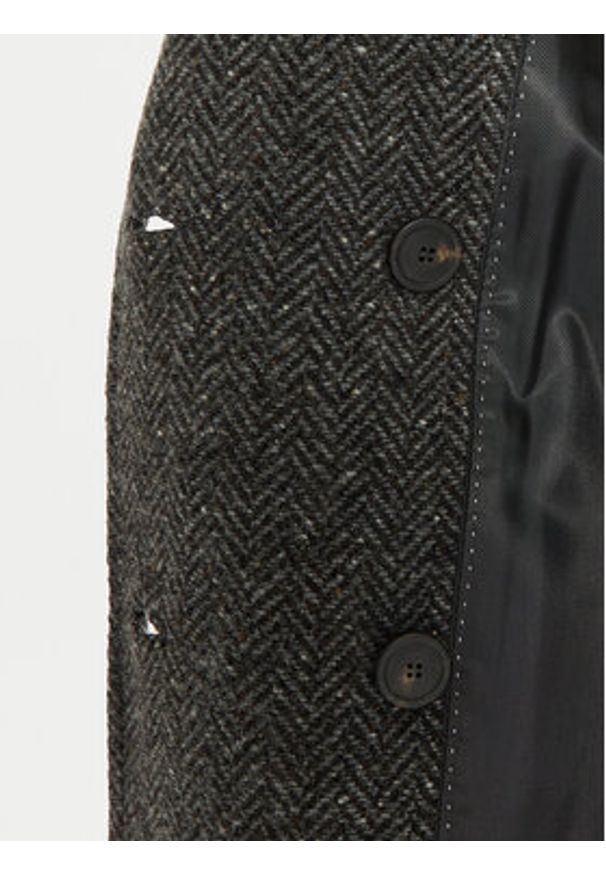 Weekend Max Mara Płaszcz wełniany Corinto 2425016042 Szary Regular Fit. Kolor: szary. Materiał: wełna