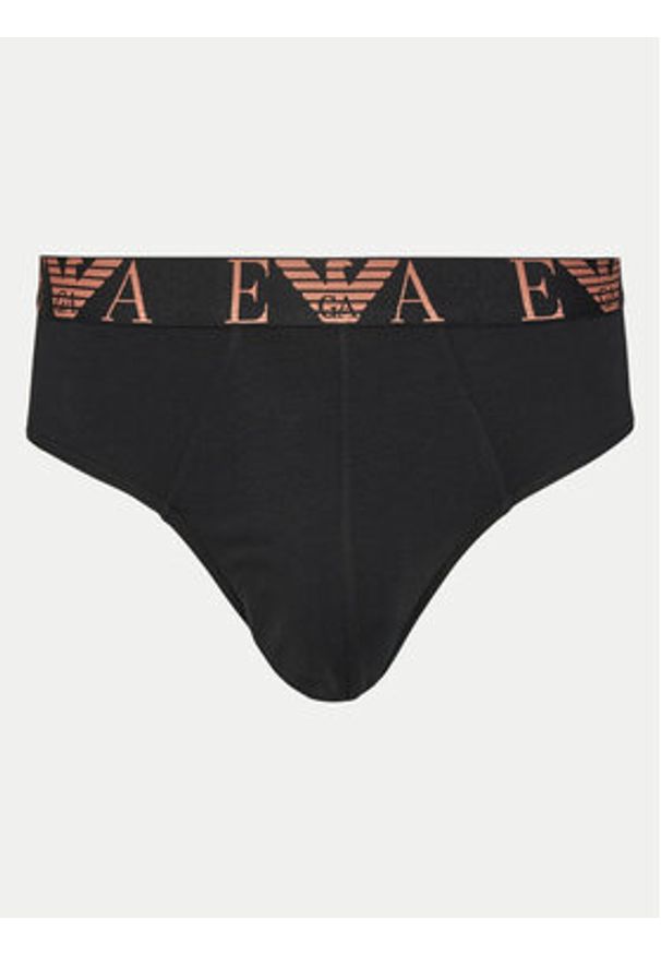 Emporio Armani Underwear Komplet 3 par slipów EM000258 AF10778 MC061 Czarny. Kolor: czarny. Materiał: bawełna