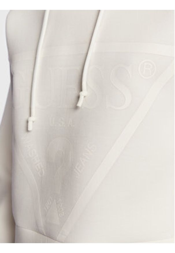 Guess Bluza New Alisa V2YQ08 K7UW2 Biały Relaxed Fit. Kolor: biały. Materiał: wiskoza